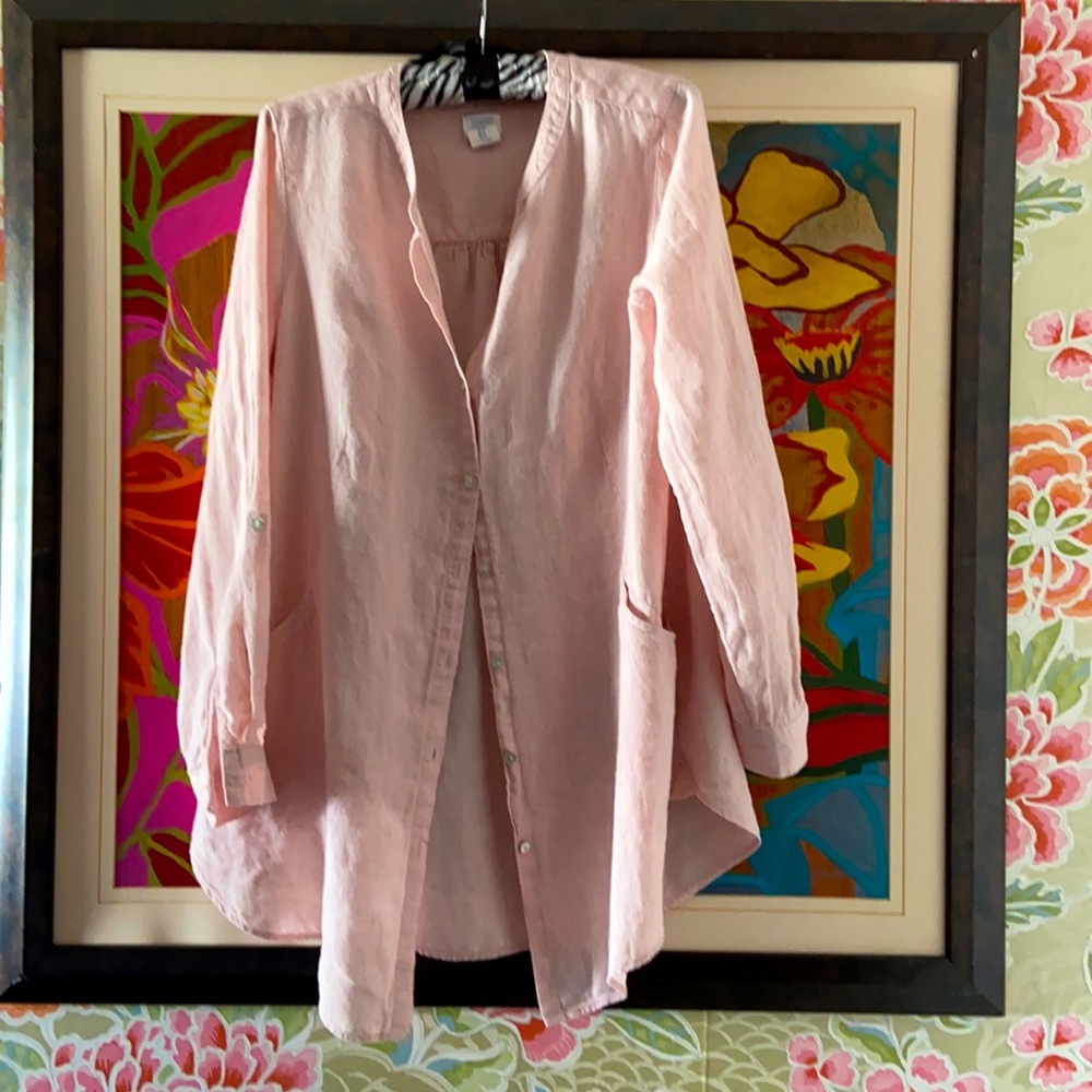 Sigrid Olsen linen top S